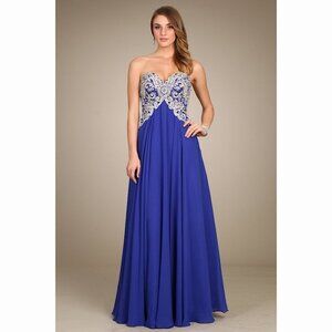 ROYAL Blue Flowy Dress
